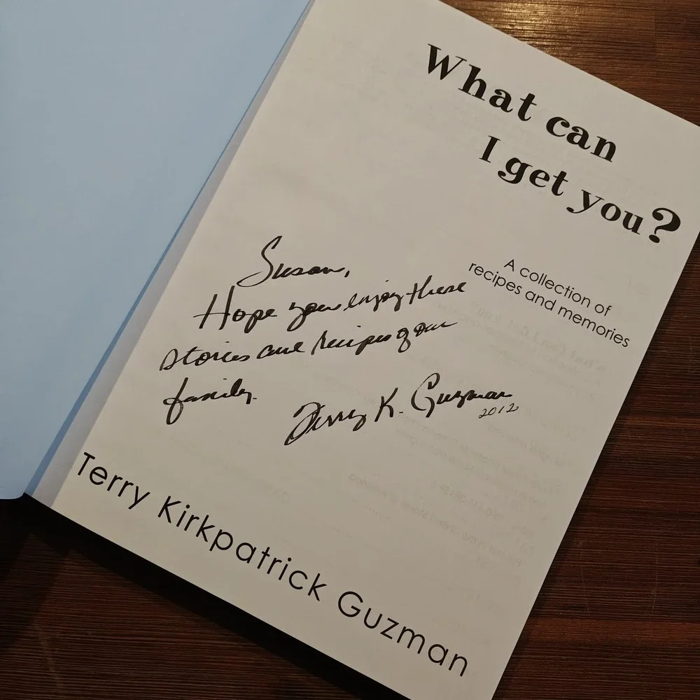 What can I get you A Collection Recipes &‎ Memories SIGNED 9780615381596 Guzman